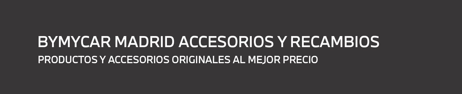 Accesorios y recambios